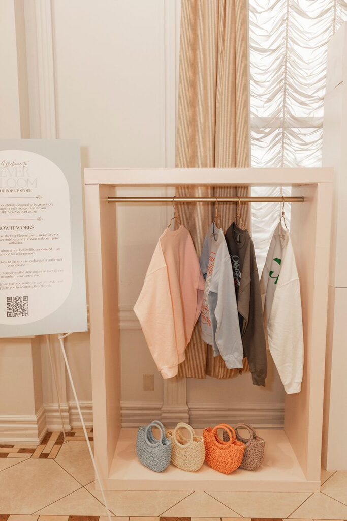 Branded items for wedding guests