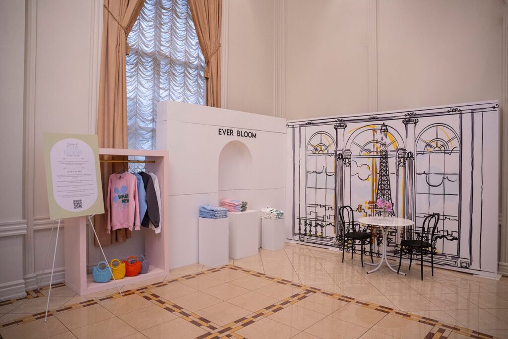 A pop-up shop