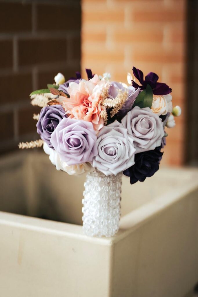 A beaded bouquet