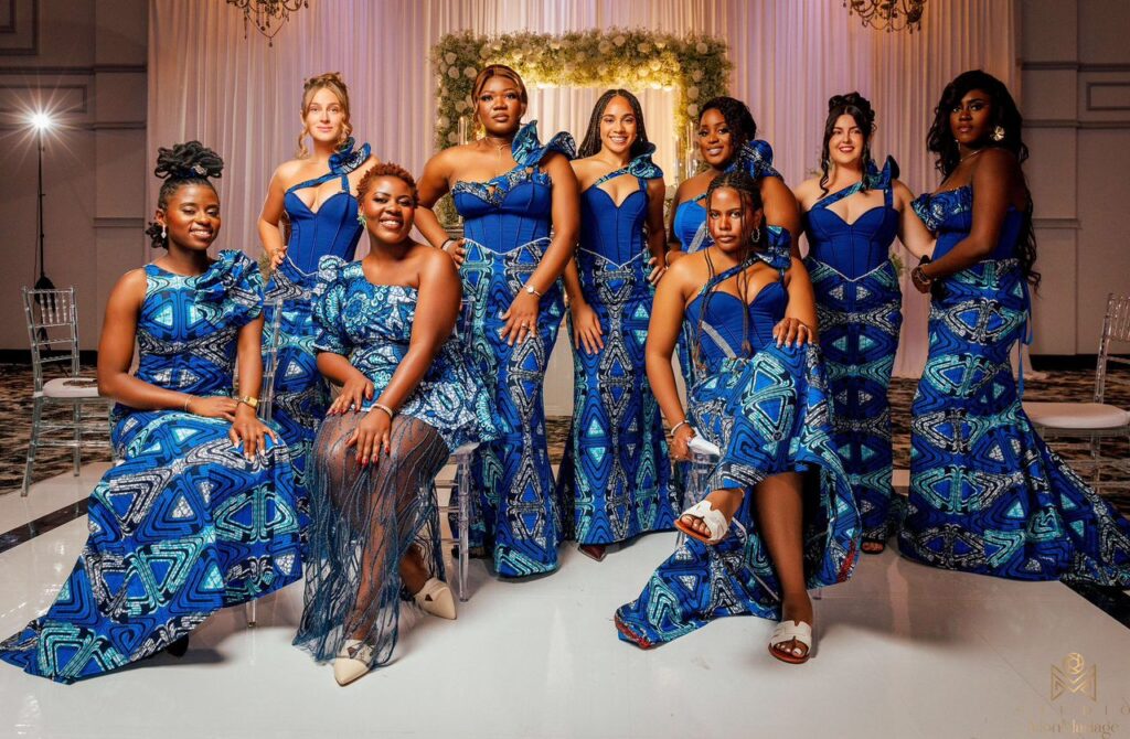 Congolese bridesmaids