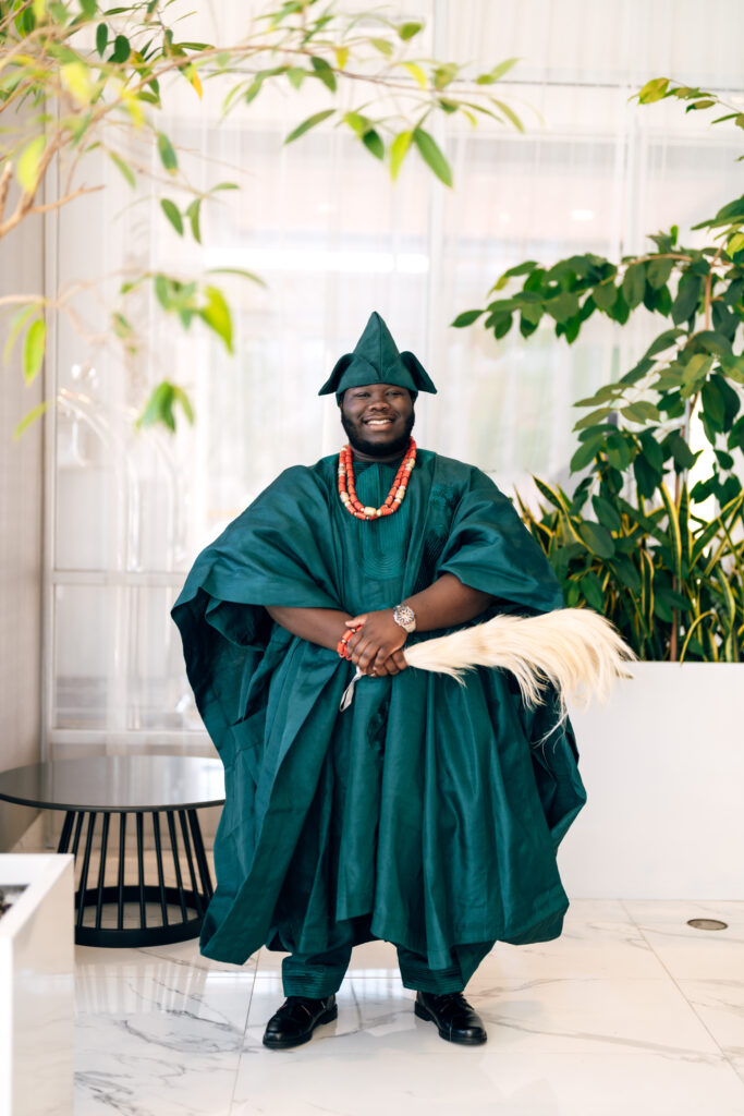 A traditional yoruba groom