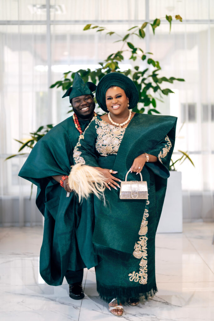 Sari and Timi Nigerian Yoruba traditional wedding in Toronto Ontario Canada